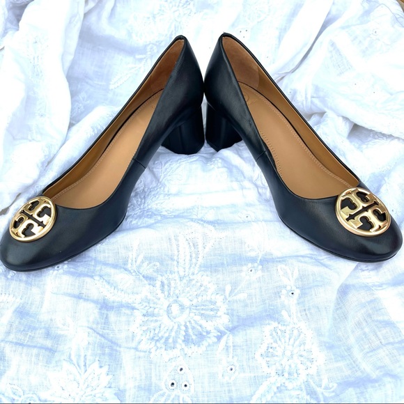 Tory Burch Shoes - Tory Burch- $328 Benton 2 85MM Pump/Calf Leather/“Perfect Black”, Size 9 NWT